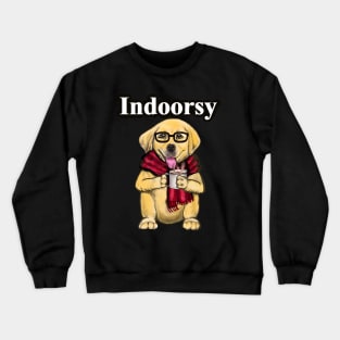 The top 10 best funny gift ideas for women and men. Cute funny puppy dog introvert humor humour Saying For teen girls, teen boys,teenagers Crewneck Sweatshirt